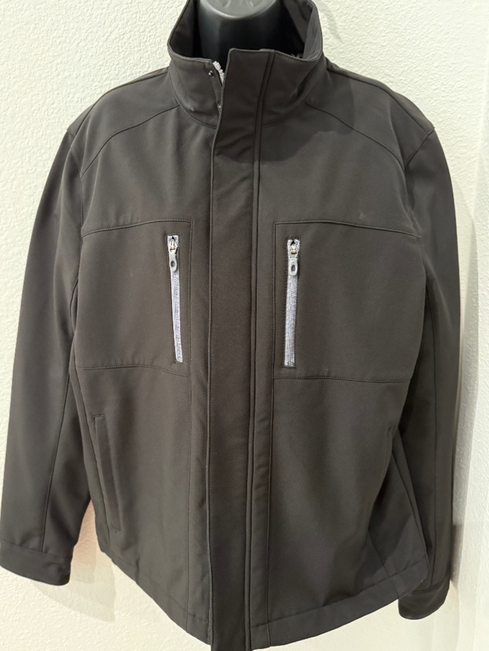 KENNETH COLE REACTION G-111 Apparel | Men’s Full Zip Waterproof Jacket | LARGE